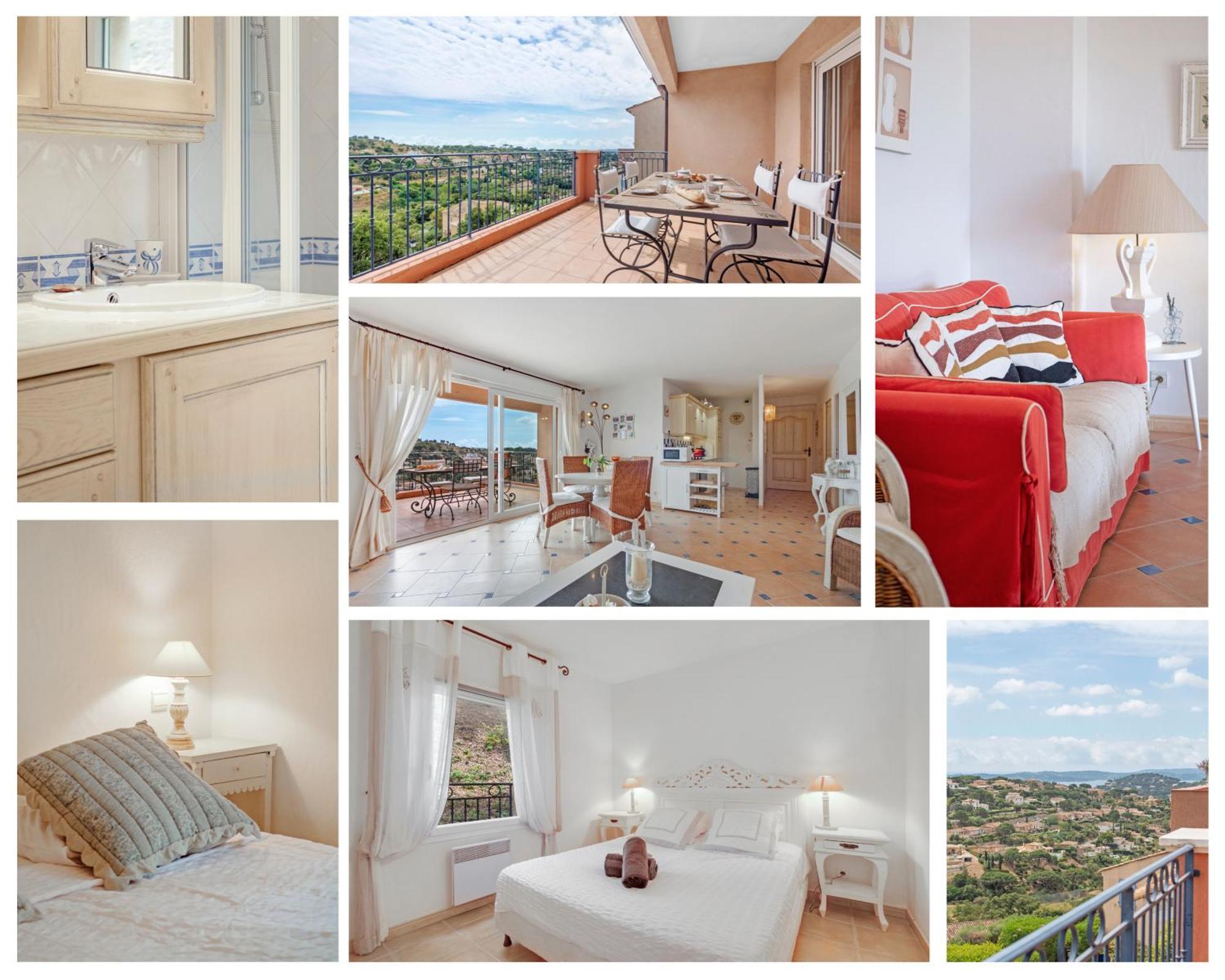 Les Cigales, Superbe Vue - Golfe De Sainte-Maxime Apartment Bagian luar foto