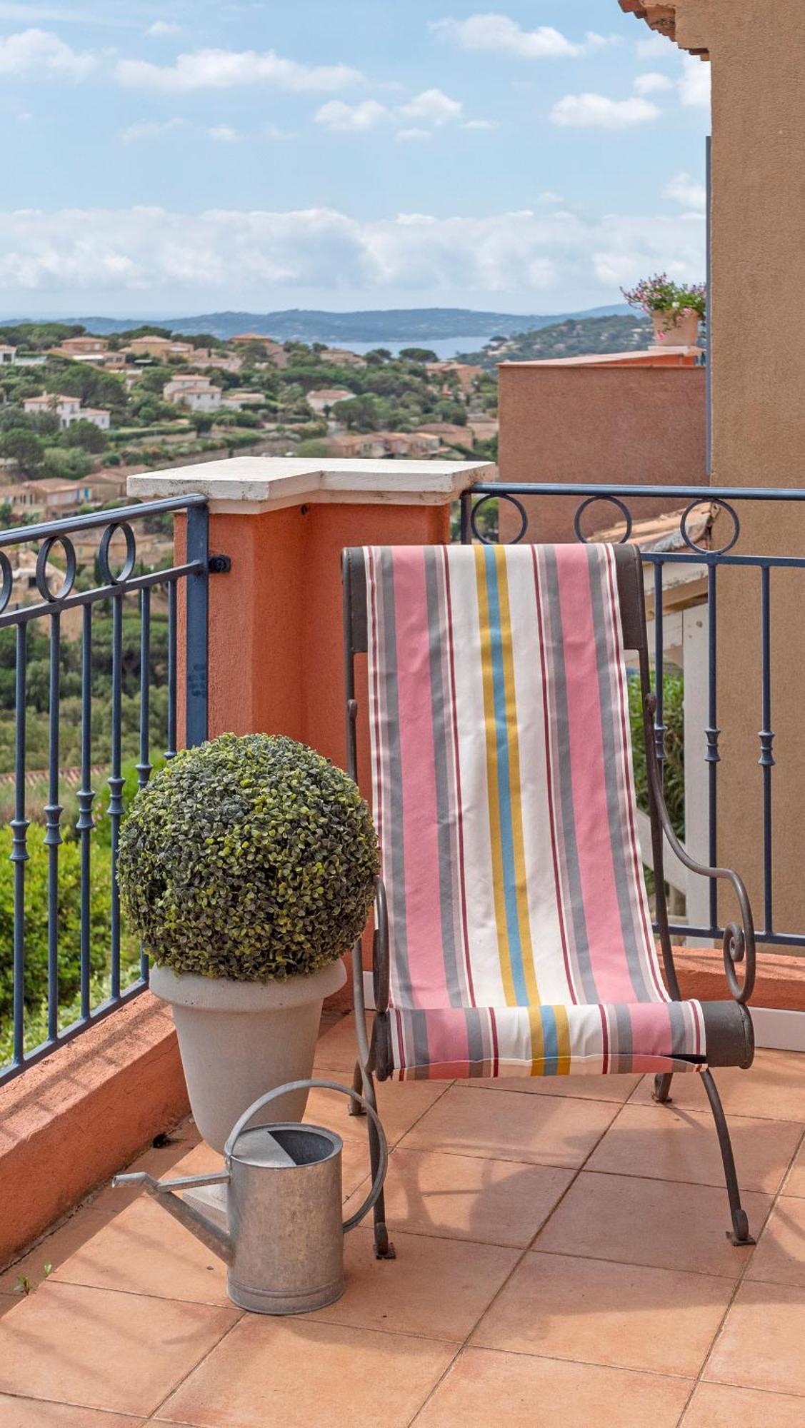 Les Cigales, Superbe Vue - Golfe De Sainte-Maxime Apartment Bagian luar foto