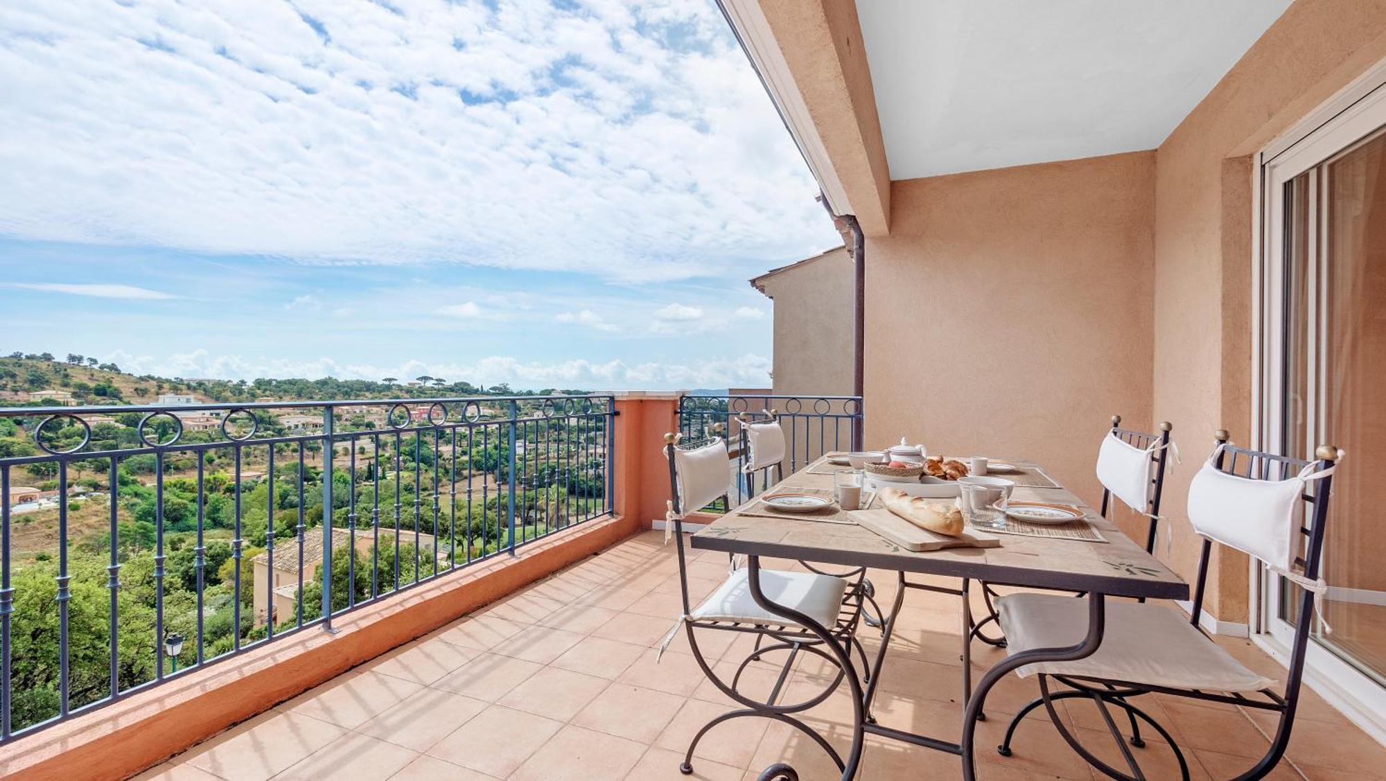 Les Cigales, Superbe Vue - Golfe De Sainte-Maxime Apartment Bagian luar foto